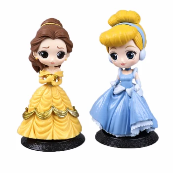 Disney Princess Anime Skaitļi Saldēti Elza Anna Mulan Pelnrušķīte Alise PVC Modelis Boutique Collection Bērnu Dāvanas