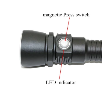 UV lukturīti Scorpio 3x UV LED Gaismas 395nm Ultravioletās Lampas 18650 Lanterna Zemūdens Lāpu Ar Strāvas Indikators