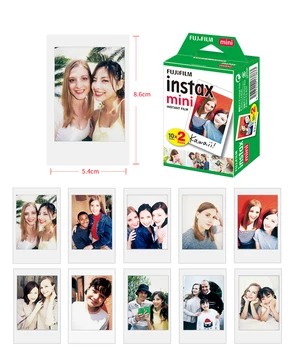 Oriģināla Fujifilm fotopapīra Fuji Instax Mini 8 Filmu Balta Lapa mini9 7s 8 10 20 25 50 50i SP1 dw lomo instant