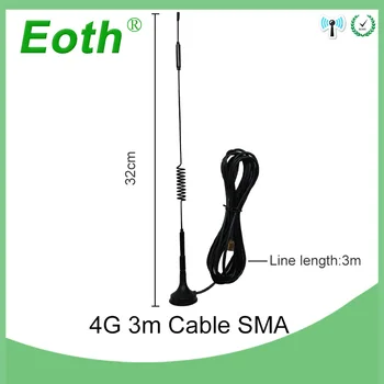 Antena antena 4g mobilo sakaru pastiprinātājs automašīnu para modemu sma 3g hf telefona longo alcance signāla maršrutētājs lte gsm carro