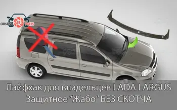 Jabot zem vējstikla par Lada Largus 2012-2018 piederumi aizsardzības vāka aizsargs zem pārsega aizsardzība car styling