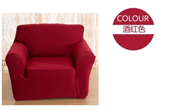 Fundas de dīvāns tīrtoņa Krāsu Saspringts All-inclusive Dīvāns Dvieļu Slipcover Stretch Audums Elastīgs Dīvāns Segtu Četru sēdekļa vāka Dekori dīvāns