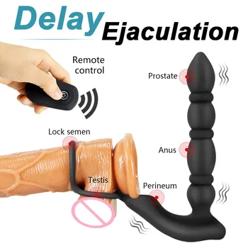 Anālais Vibrators Butt Plug Klitora Stimulators Seksa Rotaļlietas, Lai Sieviete Vibrējošais Anālās Lodītes, G-spot Dildo Vīriešu Prostatas Masāža