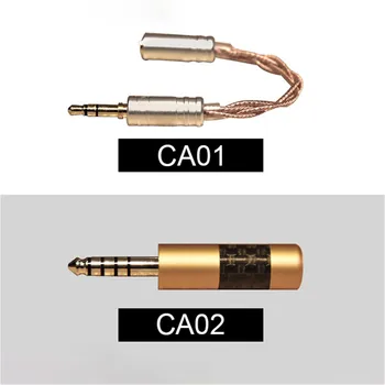 Par IBASSO 2,5 mm Līdzsvarota 3.5 mm Viena, kas Noslēdzās Kabeļa Adapteris CA01, 2,5 mm Līdzsvaru, lai 4.4 mm Adapteris CA02 Austiņas Aksesuāri
