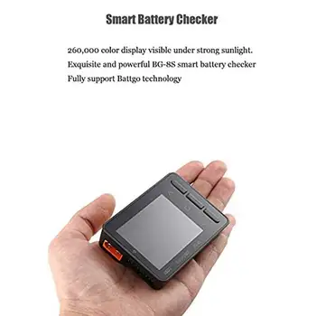 ISDT BattGo BG-8S Akumulatora Mērītājs, LCD Displejs Akumulatora Kapacitāte Pārbaudītājs Akumulatora Līdzsvarotāja Akumulatoru Testeris LiPo/Life utt