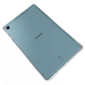Tablet Case Samsung Tab S6 Lite 10.4 2020. Gadam Caurspīdīga Silikona Aizsardzības Tablete drošības Spilvens Segtu Gadījumā SM-P610 SM-P615