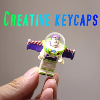 Pbt Pasūtījuma Multiplikācijas filmu Radošo R4 ESC Gaming Keycap Apakšas Izgaismots Keycaps Cherry MX Mehāniska Tastatūras Taustiņu Klp
