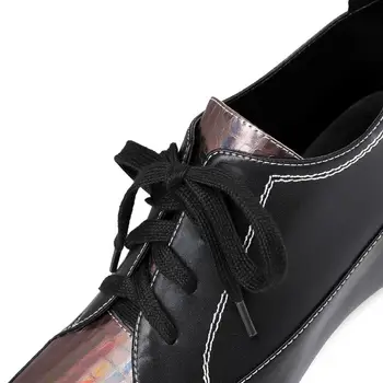 ALLBITEFO modes gadījuma īstas ādas ķīļi papēži, platforma woemn zīmolu kurpes augstpapēžu kurpes biroja dāmas sieviešu kurpes augstpapēžu kurpes