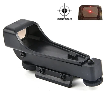 Red Dot Sight Taktiskās Riflescope Fit 11/20mm Rail Mount Reflex Sight Optisko Šautene Jomu Snaiperis Šautene Medību Kolimatora