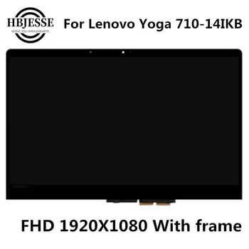Jauns Lenovo Jogas 710-14 Jogas 710 14 Joga 710-14IKB 80V4002NCD 1080P LCD LED skārienekrāns Montāža ar rāmi