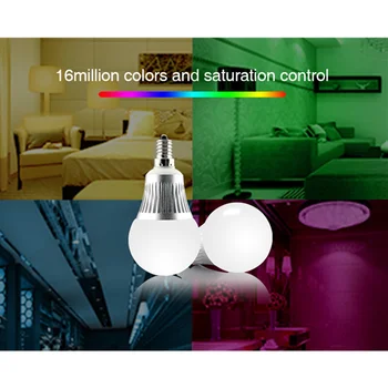 Miboxer FUT013 5W E14 RGB+PKT LED Gaismas Blub AC100~240V 2.4 G WiFi bezvadu tālvadības pults Aptumšojami led lampas, Nami, Restorāni,Kafejnīcas