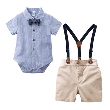 Toddler Zēnu Apģērba Komplekts Bērnu Vasaras Tērps, Šorti+Bērniem Krekls Ar tauriņu 6 Mēneši-3 gadi