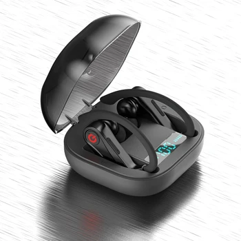ALECUCI Q62 Sporta Bezvadu Austiņas Bluetooth 5.0 Austiņas, Dziļi Bass TWS Stereo iedarbību ipx4 Ūdensizturīgs Earbuds ar Mikrofonu
