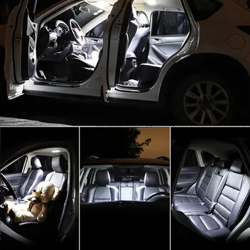 11Pcs Balts Canbus led Automašīnas salona gaismas Pakete Komplekts 2006 - 2016 2017 2018 2019 2020 Toyota Rav4 RAV-4 led interjera apgaismojums
