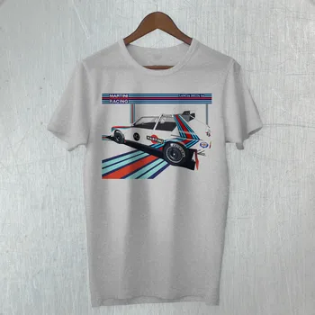 T-Krekls Lancia Delta S4 Hf Martini Racing Monte Carlo Uzvarētāju Veco Wrc H Kvalitāti Unisex Sacīkšu Tee Izmērs S-3Xl