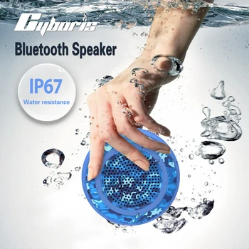 Cyboris Ūdens Peldošas IPX7 Ūdensizturīgs 5W Āra Bluetooth Skaļruni TWS Peldēšana Portatīvie Mini Skaļruņi Bezvadu ar Mic/TF/Aux