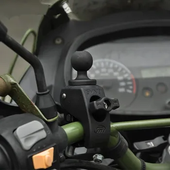 Lieljaudas Grūts Raust Calmp Mount ar 1 collu Diametra Gumijas Bumbu mobilo telefonu, par gopro motocikli