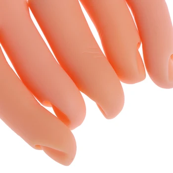 5gab/Set Augstas Kvalitātes Silikona Prakses Nagu Mākslas Apmācības Rokas Pirkstu Regulējams Viltus Pirkstu Manikīra Instruments