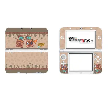 Dzīvnieku Šķērso Pilnībā Segtu Decal Ādas Nintendo JAUNO 3DS XL Uzlīme JAUNU 3DS LL 3DSLL Vinila Aizsargs Ādas Uzlīmes