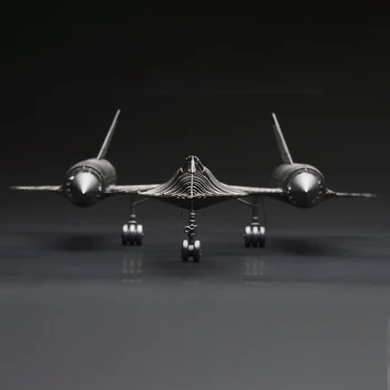 1/144 SR-71 lidmašīnas Modeļa Komplekta Scout Gaisa kuģa Apdare 3D Metāla Montāža Modelis Bērniem Birthdaty Dāvanas 2020