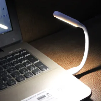 50gab krāsains LED USB Nakts Gaisma Power Bank grāmatu Spilgti Grāmatiņa Lampas 5V Apgaismojums Elastīgu PC powerbank Lasījumā Klēpjdators