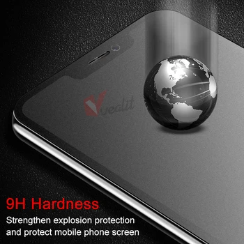 2gab Matēts Nav Fingerprint Screen Protector for iPhone 11 12 Pro Max SE 2020 Aizsardzības Stiklu iPhone 7 8 6S Plus X XR XS MAKS.