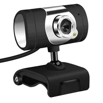 Jauns USB 2.0 30 megapikseļu Web Cam HD Camera WebCam Ar MIC (Mikrofons, Melnā krāsā ar Datoru, PC, Laptop, NotebooK