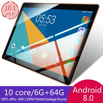 10.1 Inch Notebook Android Klēpjdatoru Android Tabletes, Wifi Mini Dators, Klēpjdators Dual Camera Dual Sim Tablet Gps Telefonu ES Melns