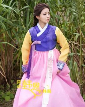 Vintage apģērba korejas hanbok sieviešu āzijas modes sieviešu streetwear Pilna korejas modes apģērbi