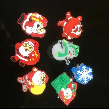 Tēma Sniegavīrs, Kas Mirgo Broša Pin Iedegties Santa Claus Žetons Bērnu Rotaļlietas Mirgo Broša Puse Ziemassvētki Halloween