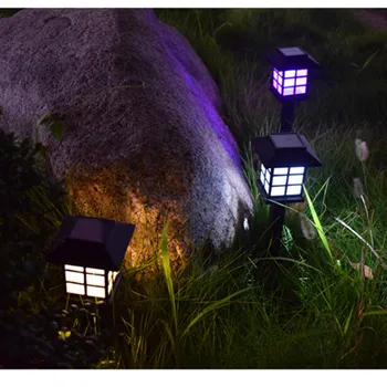 Āra Saules Powered Ūdensdrošs LED Dārzs Pagalma Zālienu Lampas