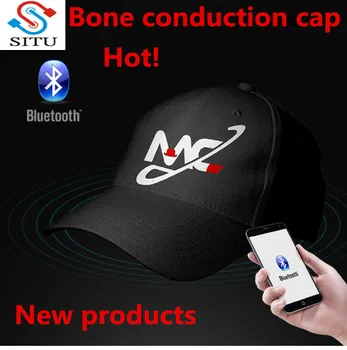 SITU E-taustiņu Smart Balss Klp Bluetooth Cepuri ar austiņām Hip Hop Beisbola cepure Kaula Vadāmība Bluetooth Austiņas, Vāciņi