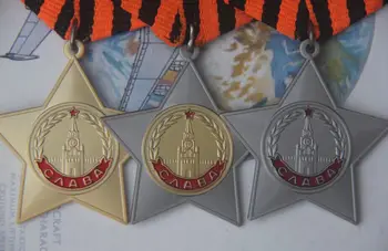 Slavas ordenis Klases 1,2,3 padomju medaļa putins krievijā, emblēmas, emblēmu amy navy ww2 militāro formas tērpu sarkanā zvaigzne uzvaru