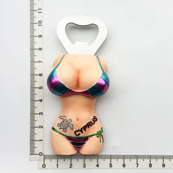 ASV Floridas Vidusjūras Kipra Jamaika Bikini Skaistumkopšanas Ledusskapis Magnēti un Magnētiskie Pudele Nazis Ledusskapja Magnēts Lācis Nazis