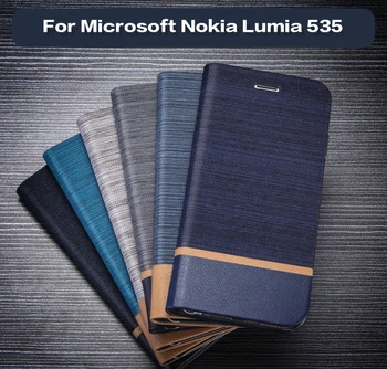 Pu Ādas Gadījumā, Ja Microsoft Nokia Lumia 535 Uzsist Grāmatu Gadījumā Mīksta Silikona Aizmugurējo Vāciņu Nokia Lumia 535 Uzņēmuma Seifa Lieta