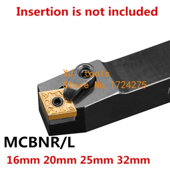 Leņķis 75 MCBNR1616H12 MCBNR2020K12 MCBNR2525M12 MCBNR2525M16 MCBNR3232P12 MCBNL2020K12 MCBNL Labās/Kreisās Puses CNC Virpošanas instrumenti,