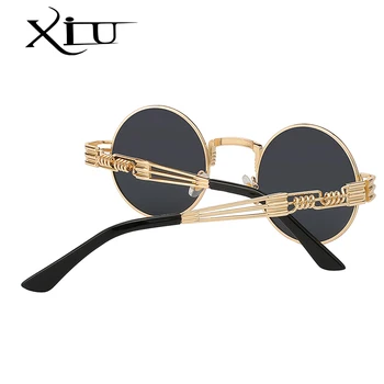 XIU Metāla Polarizētās Saulesbrilles, Vīriešu, Sieviešu Zīmola Dizaineru Brilles, Spogulis, Saules Brilles Modes Gafas Oculos De Sol UV400 Classic