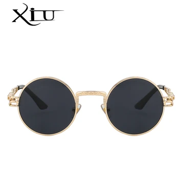 XIU Metāla Polarizētās Saulesbrilles, Vīriešu, Sieviešu Zīmola Dizaineru Brilles, Spogulis, Saules Brilles Modes Gafas Oculos De Sol UV400 Classic