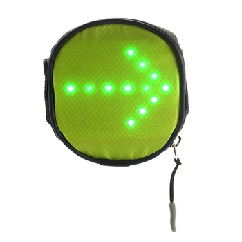 Lixada Āra Velo Drošības Velosipēds Sēdeklis, Soma Viegla, USB Uzlādējams Atstarojošs Velosipēdu Seglu Soma ar LED Signāla Gaismas