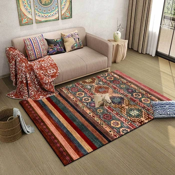 Marokas Stila Paklāju un Paklāju viesistaba Vintage persiešu Ģeometriskā Mājas Dekoru Dīvāns Tapete Guļamistaba, Virtuve ar neslīdošu Grīdas Paklāji