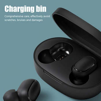 VKTECH 300mAh Bluetooth Bezvadu Austiņas Lādēšanas Gadījumā, ja, izmantojot USB Kabeli, lai Xiaomi Redmi AirDots Earbuds, Lādētājs Kaste Piederumi