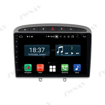 128GB Bezvadu Carplay Android Ekrāna Player Peugeot 308 308SW 408 2012 2013 GPS Navi Audio Radio Stereo Galvas Vienības
