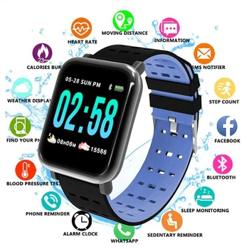 Smart Pulksteņi A6 Smartwatch IP67 Waterproof Valkājamas Ierīces Bluetooth Pedometrs Sirds ritma Monitors Smart Skatīties Android/IOS