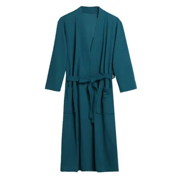 MUQGEW peldmētelis sievietēm drēbes femme sieviešu naktsveļu kokvilnas Elpojošs tīrtoņa Krāsu Peldmētelis Līmēšana Mājas Drēbes, Drēbes Mētelis #G3