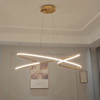 FANPINFANDO modernu led lustras apgaismojums dzīvojamā istaba guļamistaba dekors gaismas Virtuve Bārs apturēšanu apšuvuma lustra bēniņi