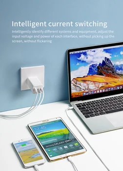 VOXLINK GaN 65W Ātri, Lādētājs, Sienas Lādētājs, USB Ātrās uzlādes adapteris Tips-C Klēpjdatorus MacBook iPhone iPad, Samsung HUAWEI XIAOMI