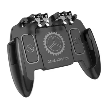 Sešu Pirkstu PUBG Mobilās Spēles Gamepad Kontrolieris Izraisīt Mērķis Pogu L1R1 Kursorsviru, IPhone, Android Ar Dzesētāja Dzesēšanas Ventilators