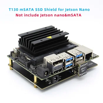 Jetson Nano mSATA SSD Vairogs, T130 V1.1 Krātuves Paplašināšanas Kuģa NVIDIA Jetson Nano Attīstītājs