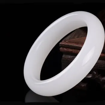KYSZDL Bezmaksas piegāde Dabas balts akmens aproce Šauru versija modes elegants Patiesu dabīgā akmens Rokassprādze Dāmu dāvanu