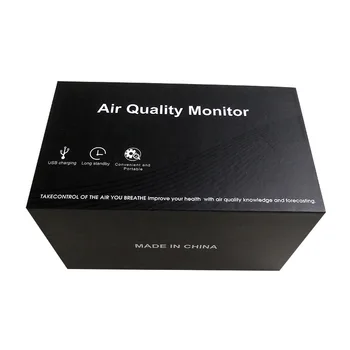 Gāzu Analizators Gaisa Piesārņojuma Mērītājs Testeri Sensors Gaisa Kvalitātes Monitors Dziesmas PM2.5 HCHO(Formaldehīdu), TVOC Detektoru Iekštelpu Birojs